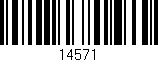 Código de barras (EAN, GTIN, SKU, ISBN): '14571'
