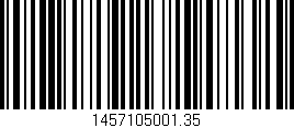 Código de barras (EAN, GTIN, SKU, ISBN): '1457105001.35'
