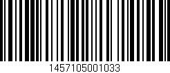 Código de barras (EAN, GTIN, SKU, ISBN): '1457105001033'