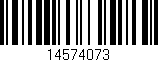 Código de barras (EAN, GTIN, SKU, ISBN): '14574073'