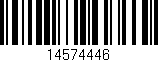 Código de barras (EAN, GTIN, SKU, ISBN): '14574446'