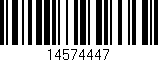 Código de barras (EAN, GTIN, SKU, ISBN): '14574447'