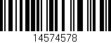 Código de barras (EAN, GTIN, SKU, ISBN): '14574578'