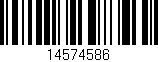 Código de barras (EAN, GTIN, SKU, ISBN): '14574586'
