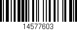 Código de barras (EAN, GTIN, SKU, ISBN): '14577603'