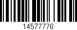 Código de barras (EAN, GTIN, SKU, ISBN): '14577776'