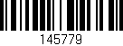 Código de barras (EAN, GTIN, SKU, ISBN): '145779'