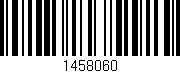 Código de barras (EAN, GTIN, SKU, ISBN): '1458060'