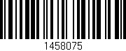 Código de barras (EAN, GTIN, SKU, ISBN): '1458075'