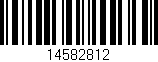Código de barras (EAN, GTIN, SKU, ISBN): '14582812'
