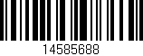 Código de barras (EAN, GTIN, SKU, ISBN): '14585688'