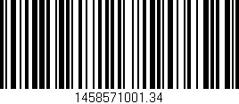 Código de barras (EAN, GTIN, SKU, ISBN): '1458571001.34'