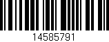 Código de barras (EAN, GTIN, SKU, ISBN): '14585791'
