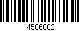 Código de barras (EAN, GTIN, SKU, ISBN): '14586802'