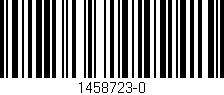 Código de barras (EAN, GTIN, SKU, ISBN): '1458723-0'