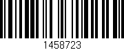 Código de barras (EAN, GTIN, SKU, ISBN): '1458723'