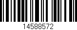 Código de barras (EAN, GTIN, SKU, ISBN): '14588572'