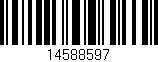 Código de barras (EAN, GTIN, SKU, ISBN): '14588597'