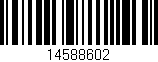 Código de barras (EAN, GTIN, SKU, ISBN): '14588602'