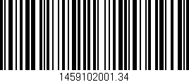 Código de barras (EAN, GTIN, SKU, ISBN): '1459102001.34'