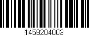 Código de barras (EAN, GTIN, SKU, ISBN): '1459204003'