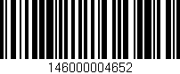 Código de barras (EAN, GTIN, SKU, ISBN): '146000004652'