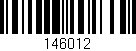 Código de barras (EAN, GTIN, SKU, ISBN): '146012'