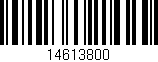 Código de barras (EAN, GTIN, SKU, ISBN): '14613800'