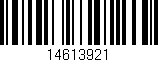 Código de barras (EAN, GTIN, SKU, ISBN): '14613921'
