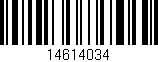 Código de barras (EAN, GTIN, SKU, ISBN): '14614034'
