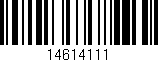 Código de barras (EAN, GTIN, SKU, ISBN): '14614111'