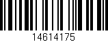 Código de barras (EAN, GTIN, SKU, ISBN): '14614175'