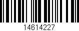 Código de barras (EAN, GTIN, SKU, ISBN): '14614227'