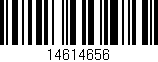 Código de barras (EAN, GTIN, SKU, ISBN): '14614656'