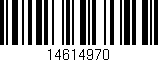 Código de barras (EAN, GTIN, SKU, ISBN): '14614970'