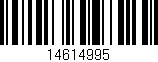 Código de barras (EAN, GTIN, SKU, ISBN): '14614995'