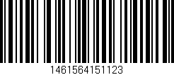 Código de barras (EAN, GTIN, SKU, ISBN): '1461564151123'