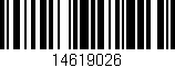 Código de barras (EAN, GTIN, SKU, ISBN): '14619026'