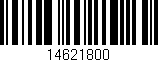 Código de barras (EAN, GTIN, SKU, ISBN): '14621800'