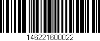 Código de barras (EAN, GTIN, SKU, ISBN): '146221600022'