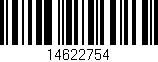 Código de barras (EAN, GTIN, SKU, ISBN): '14622754'