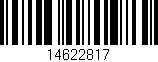Código de barras (EAN, GTIN, SKU, ISBN): '14622817'
