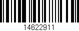 Código de barras (EAN, GTIN, SKU, ISBN): '14622911'