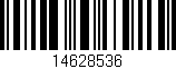 Código de barras (EAN, GTIN, SKU, ISBN): '14628536'