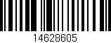 Código de barras (EAN, GTIN, SKU, ISBN): '14628605'