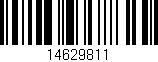 Código de barras (EAN, GTIN, SKU, ISBN): '14629811'