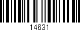 Código de barras (EAN, GTIN, SKU, ISBN): '14631'