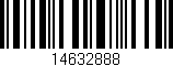 Código de barras (EAN, GTIN, SKU, ISBN): '14632888'
