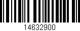 Código de barras (EAN, GTIN, SKU, ISBN): '14632900'