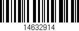 Código de barras (EAN, GTIN, SKU, ISBN): '14632914'